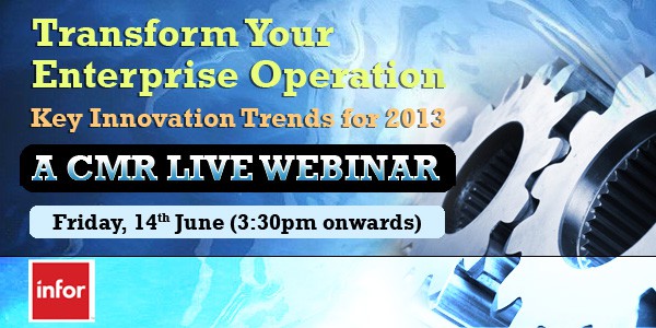CMR Live Webinar-Transform Your Enterprise Operation