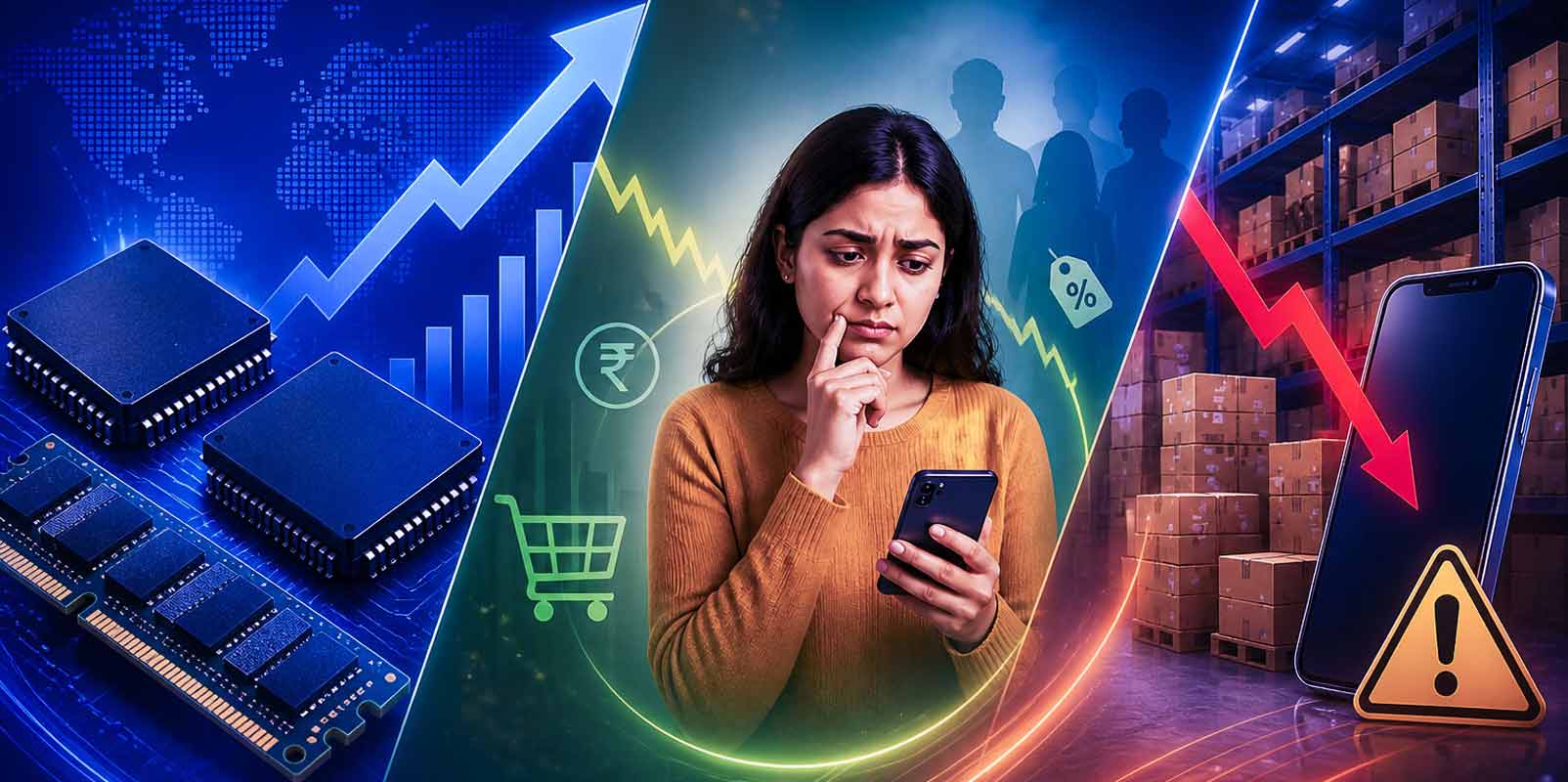 Memory Price Surge, Cautious Consumers, and Channel Stress Drag India Smartphone Market in Q1 2026